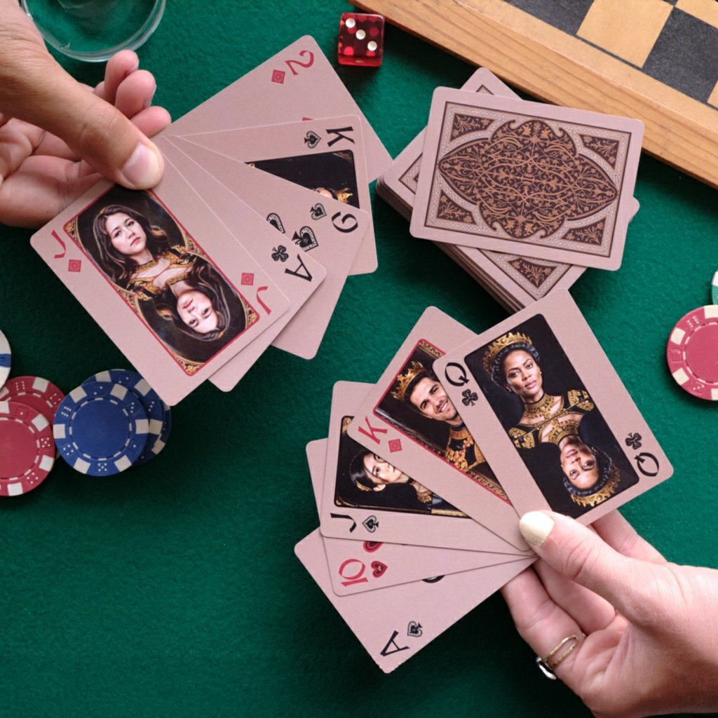 Physical custom playing card deck