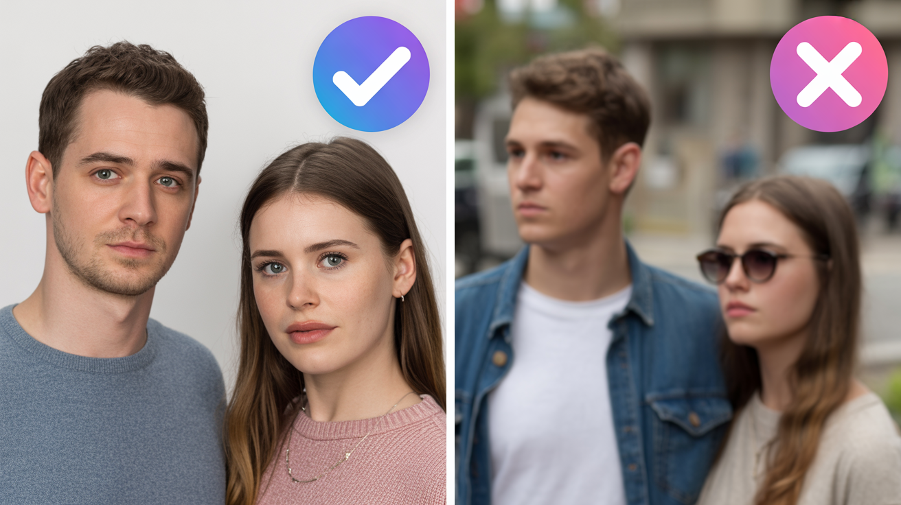 Custom playing cards featuring friends and family faces